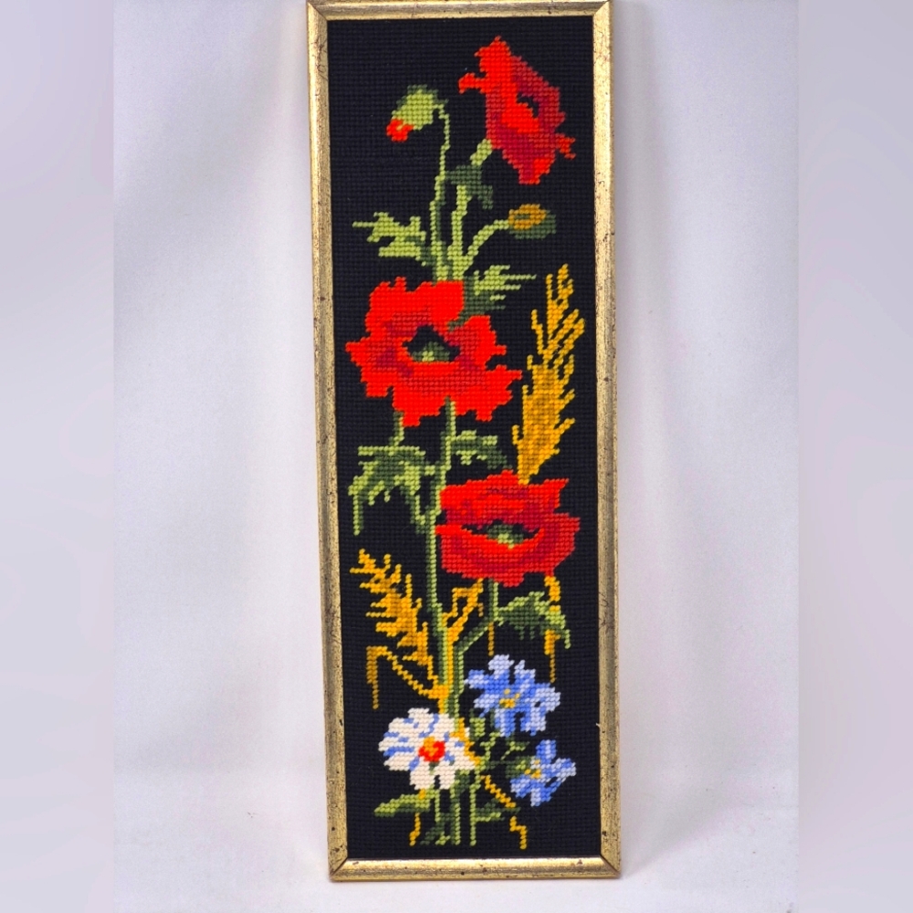 Vintage Floral Needle Point